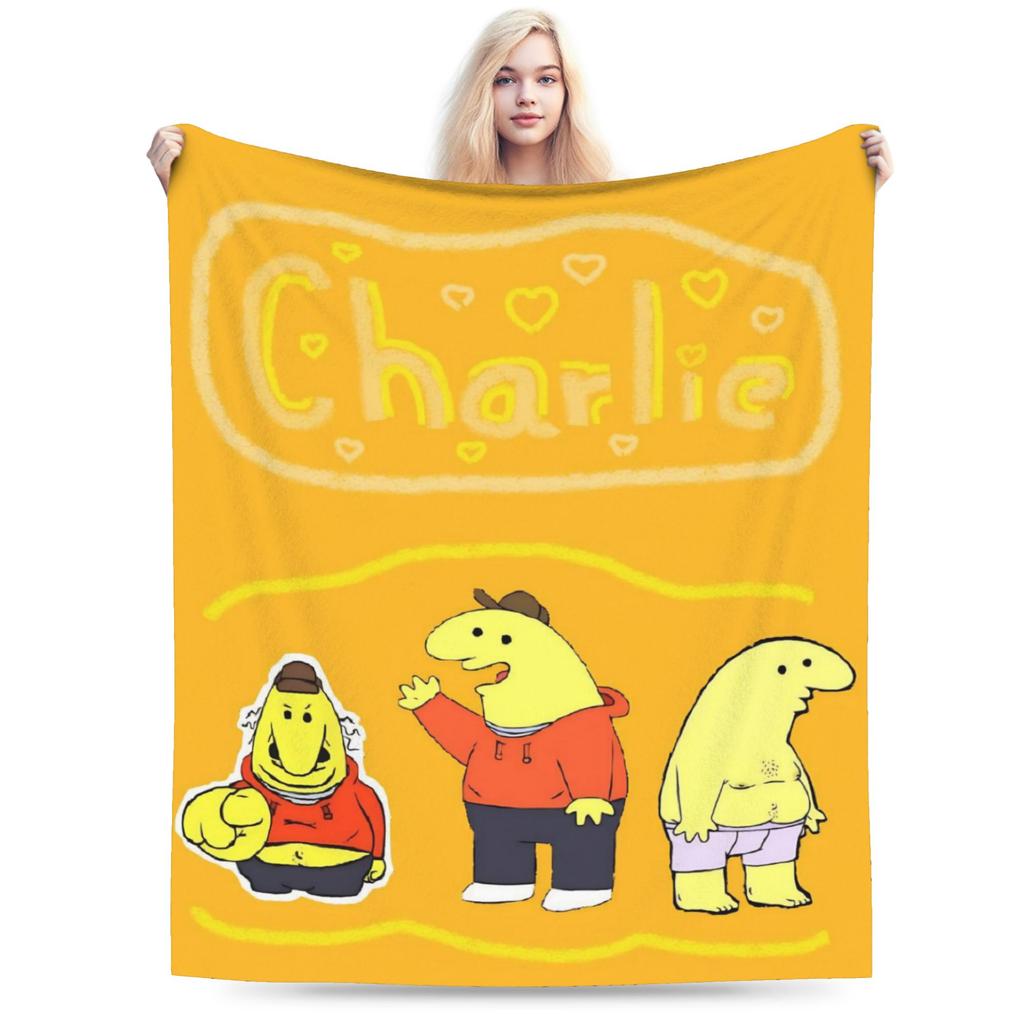 glep smiling friends Gift Blanket For Men Women Warm Cozy Fluffy  Throw Blankets for Bed 50x60 Inches Multiple Sizes