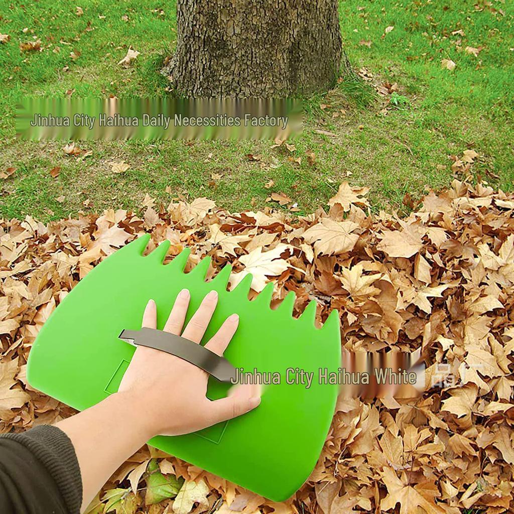 Exclusive Cross-Border Plastic Leaf Rake: Versatile Garden, Lawn, and Horticulture Tool