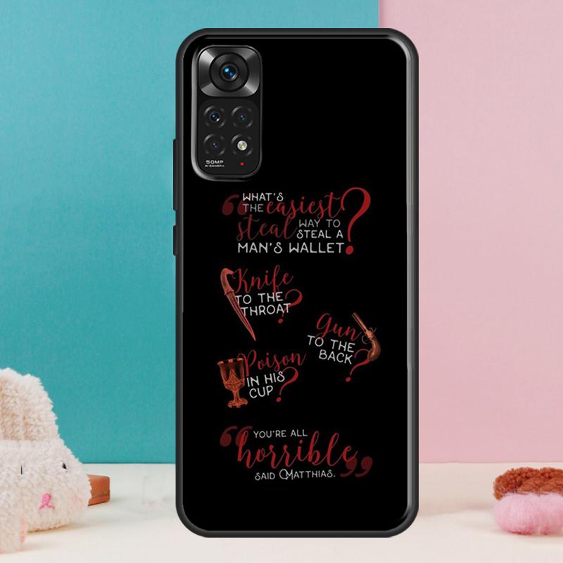 Six Of Crows Case For Xiaomi Redmi Note 12 11 10 9 8 Pro 9S 10S 11S 12S Redmi 12C 9A 9C 10A 10C Coque