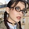 Oval Leopard Print Anti Blue Light Glasses Luxury Fashion Flat Mirror Eyewear Accessories for Women