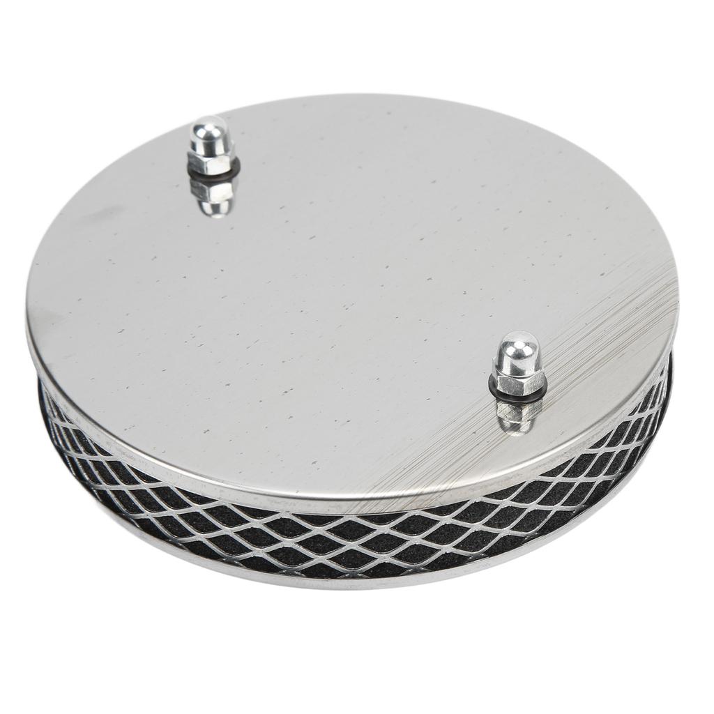 14x3cm High Flow Air Filter Chrome Metal Replacement for SU HS2 1¼ Inch Carburettor