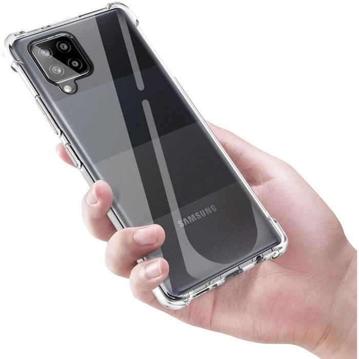 Coque Antichoc - Phonillico - Samsung A42 - Silicone Souple - Ultra Slim - Transparent
