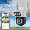 iCSee Dual-Lens Wireless WiFi Camera: HD Full-Color Night Vision & Mobile Remote Outdoor Surveillance