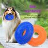 Squeaky Pet Dog Interactive Chew Toy Puppy Bite Resistant Spiky Tooth Cleaning Toy TPR Molar Chew Toys Dogs Boredom Relief