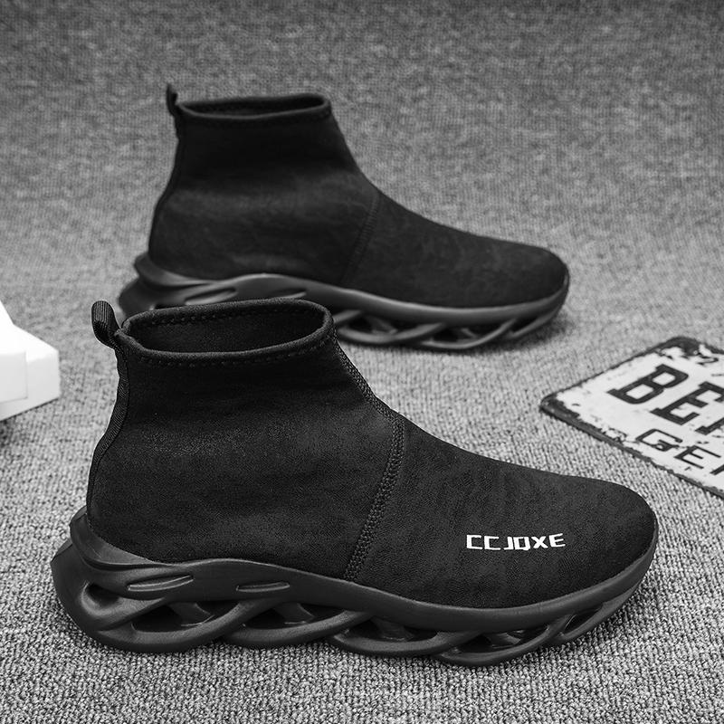 

Мужская повседневная обувь, нескользящая мужская обувь до щиколотки, модная обувь для ходьбы на открытом воздухе, дышащие мужские кроссовки, увеличивающие рост, надеваемые 40