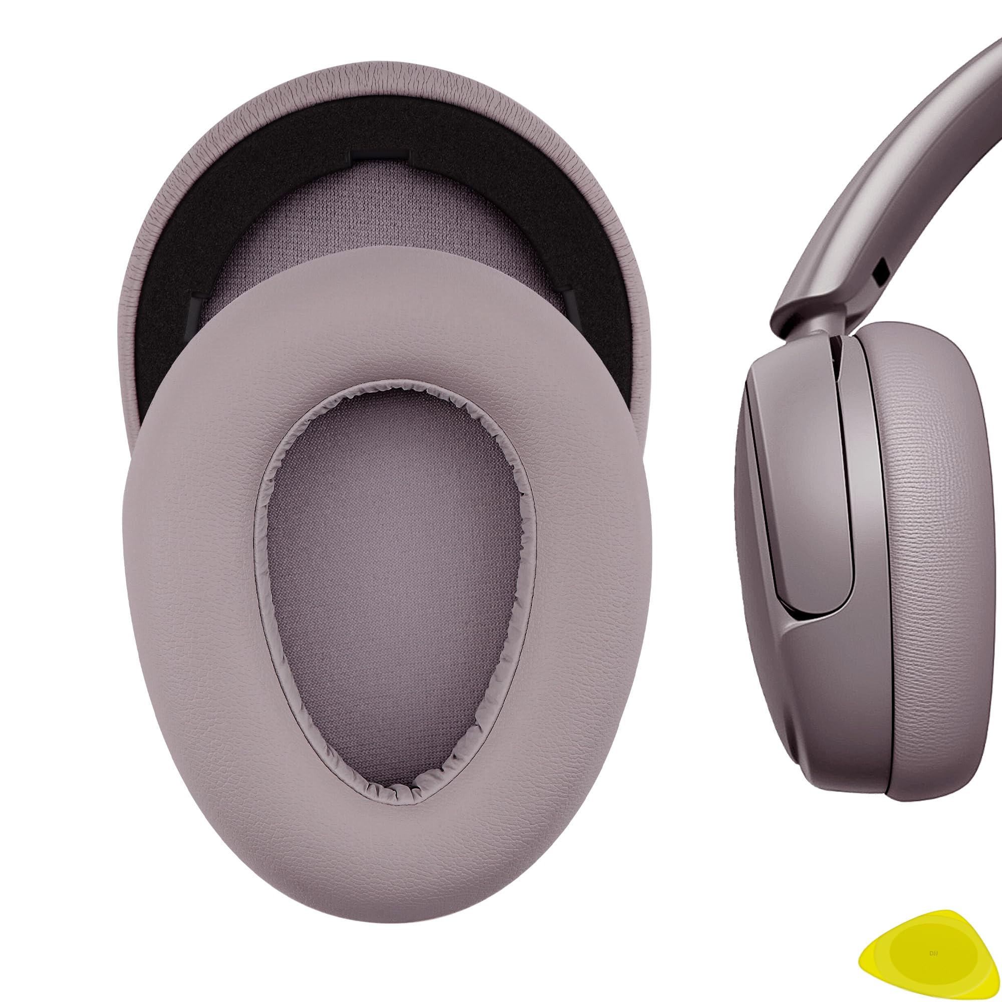 

Geekria QuickFit Earpads Compatible with JLab JBuds Lux ANC Wireless Protein Headphones, Leather/Purple