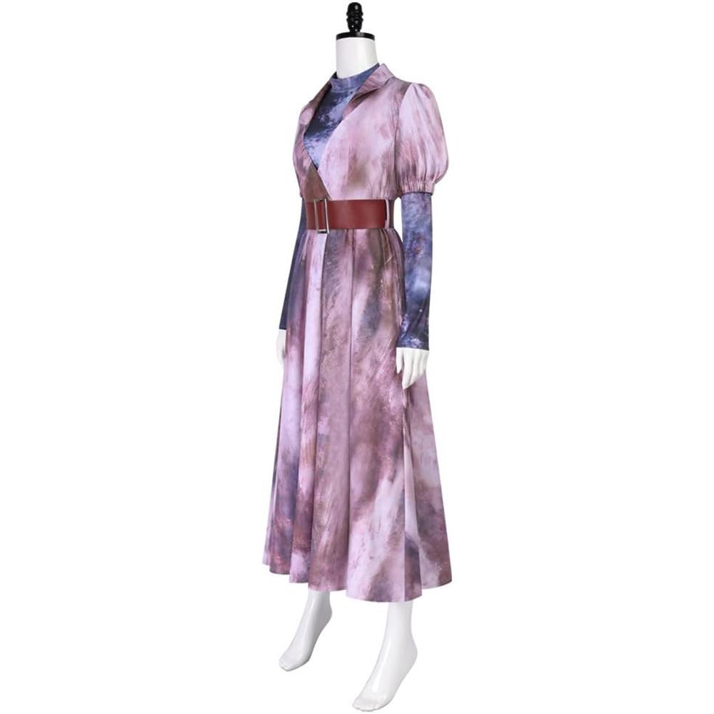 

Women Horrible Nurse Costume Cosplay Suit Dress Headgear Tie Belt Shirt Halloween Outfits XS