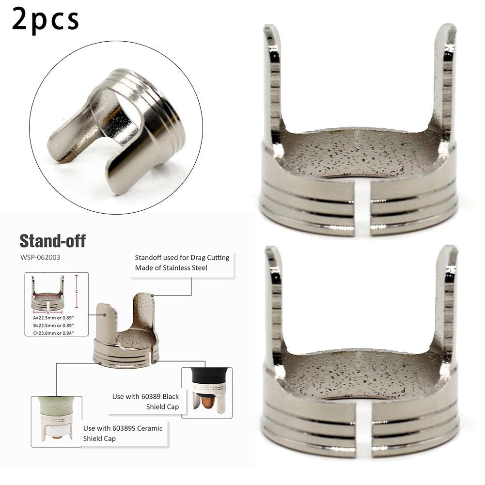 Plasma Cutting Torch Holder High Quality PT60 IPT 60 Plasma Cutter Torch Standoff Guide Double Pointed Spacer (Set of 2)