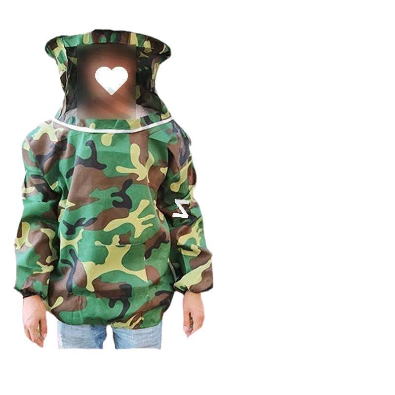 Breathable Beekeeping Suit Set with Hat and Half-Body Protection - Anti-Bee Design, Thick Material, Free Shipping
