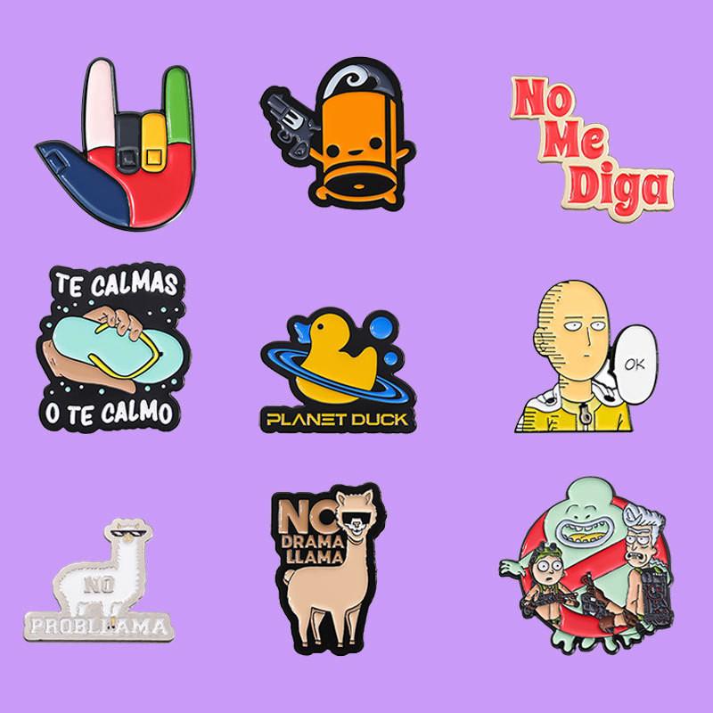 Rainbow Cartoon Stylish Animal Brooch Pin Offering Versatile Decoration For Clothing And Hats