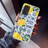 Mediterranean Lemon Phone Case For Samsung Galaxy A12 A52S A42 A32 A22 A51 A50 Note 20 Ultra 10 S10 Plus A71 A70 A31 A30 A10S Ga