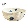 Temperature Controlled Fruit Storage Container Ceramic Berry Washing Bowl with Drainage Holes, Soaking And Rinsing Rinse Basin, Kitchen Colander