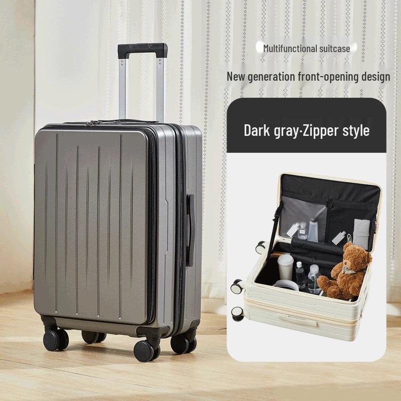 

20-inch Side-Opening Multifunctional Business Carry-on Suitcase with Combo Lock 20-inch