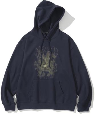 Forbidden Embers Pullover Hood - Navy