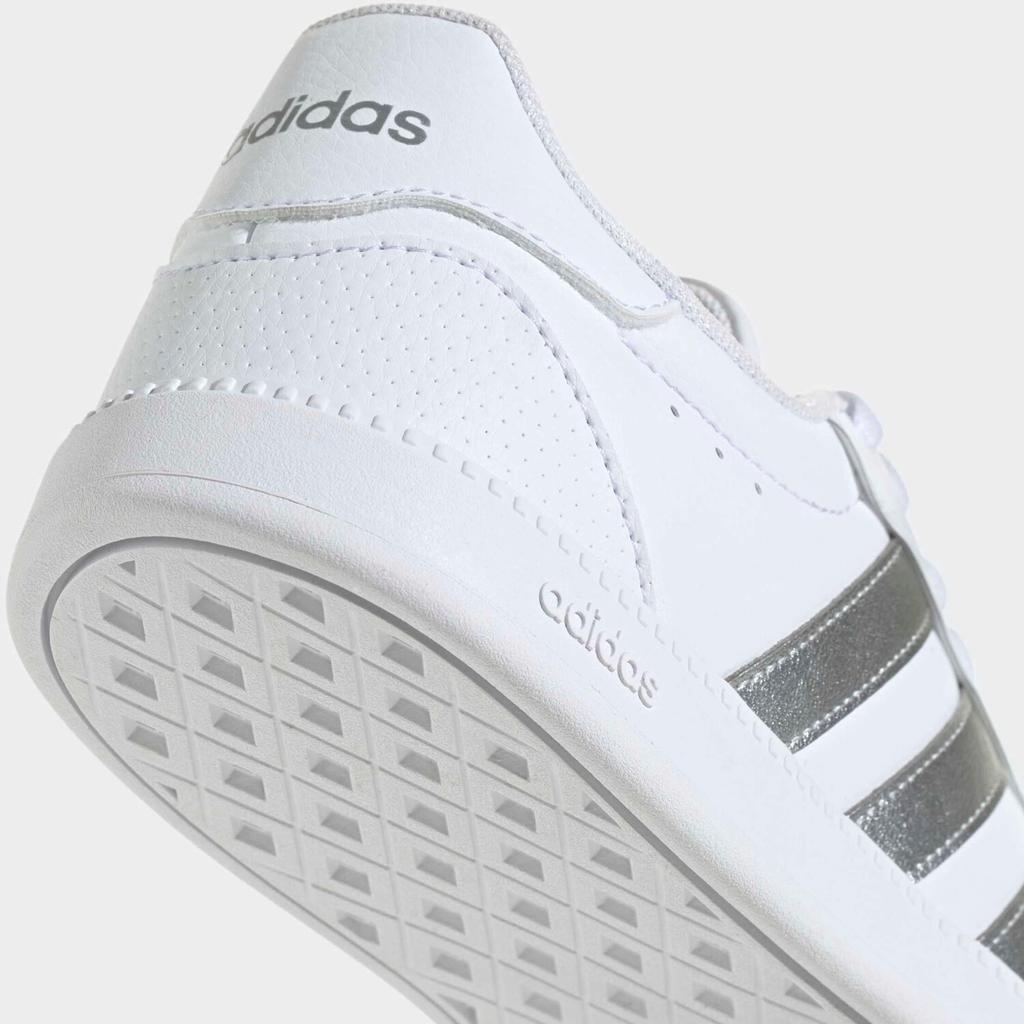Кроссовки Adidas Breaknet Sleek Women cloud white silver metallic sneaker