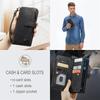 CaseMe Flip Leather Phone Case For iPhone 17 Pro Max 16 Plus 15 14 13 12 11 XS XR X Samsung S26 S25 FE S24 Ultra S23 S22 S21 Zipper Wallet Cards Cover