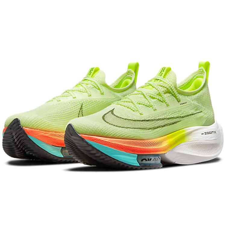 Ny Nike Air Zoom Alphafly Next% Barely Volt Orange Dame CZ1514-700