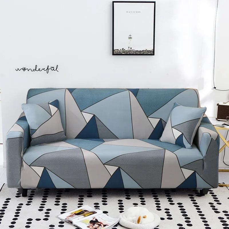 1/2/3/4 Seater Elastic Stretch Modern Sofa Covers for Living Room Sofa Couch Slipcovers Sectional Sofa Covers Housse De Canap
