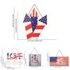 Charming Heart Shaped Wooden Independence Day Sign With Patriotic Flag Design For Festive Decor