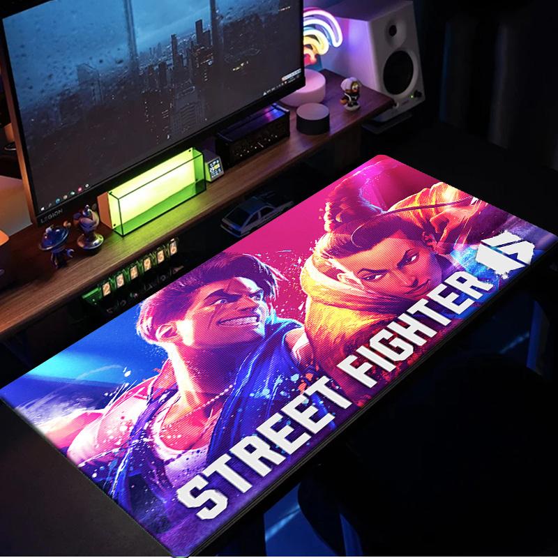 Fighter game Mouse Pad, Rubber Base, Mouse Pad for Gamers and Office Use, Gaming Desk , Easy To Clean Mat Christmas fan gifts
