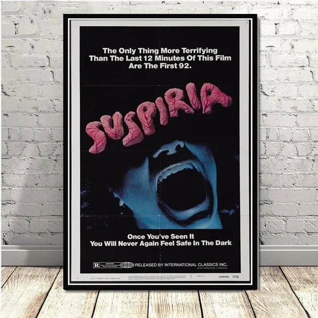 

Suspiria Класичні плакати та принти фільмів жахів Картини на полотні Сучасні настінні картини на стіні Мистецтво для домашнього декору у вітальні 21x30cm No Framed