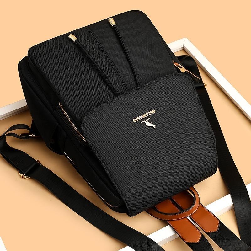 Mochila de Ombro Duplo, Mochila Casual de Negócios para o Trabalho, Mochila Escolar Simples