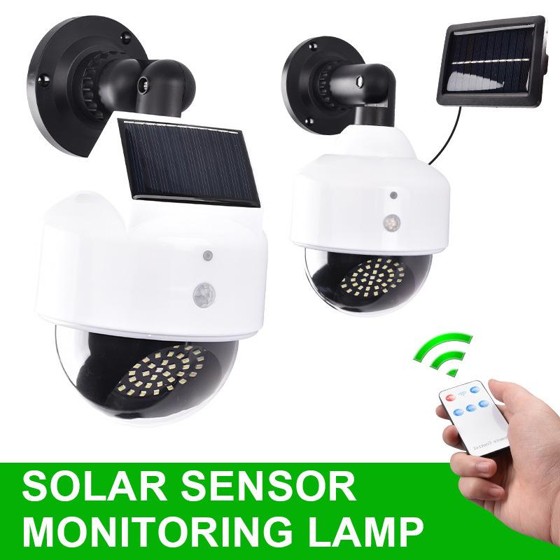 Luzes de Jardim Inteligentes Solares com Sensores de Movimento e Simulação de Câmera de Vigilância