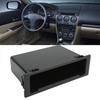 Car Radio Storage Case Dash Radio  Car Stereo Audio Radio Storage Box 1Din Dashboard Organizer Black Replacement for