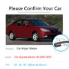 2x для Hyundai Elantra Avante HD MK4 2007 ~ 2010, аксессуары, зимние щетки для дворников, резак, сменные чистящие детали 24 дюйма