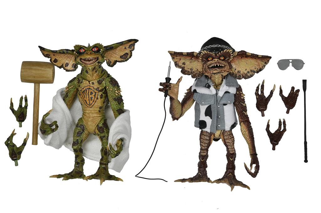 Gremlins El Nuevo Nacimiento de una Nueva Especie Tatuaje Gremlins Figura de Acción Definitiva 2PK Marrón Mediano 653412 2