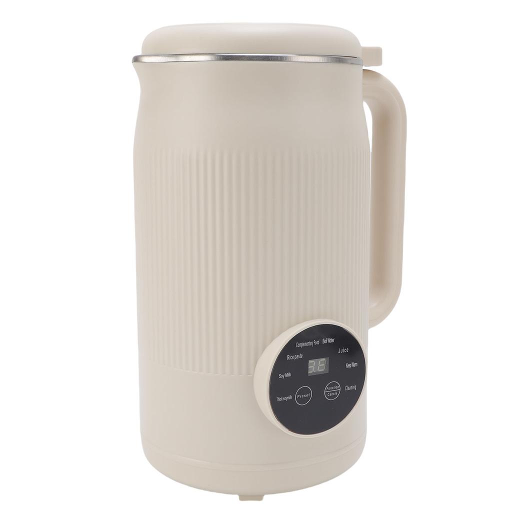 1200ml Soy Milk Maker Juice Blender with Anti Stick Bottom Timer Self Cleaning Keep Warm Boil Water