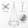 Adjustable Planter Insert for Pot Large Tall Pots Plant Riser with Chains Hooks Filler