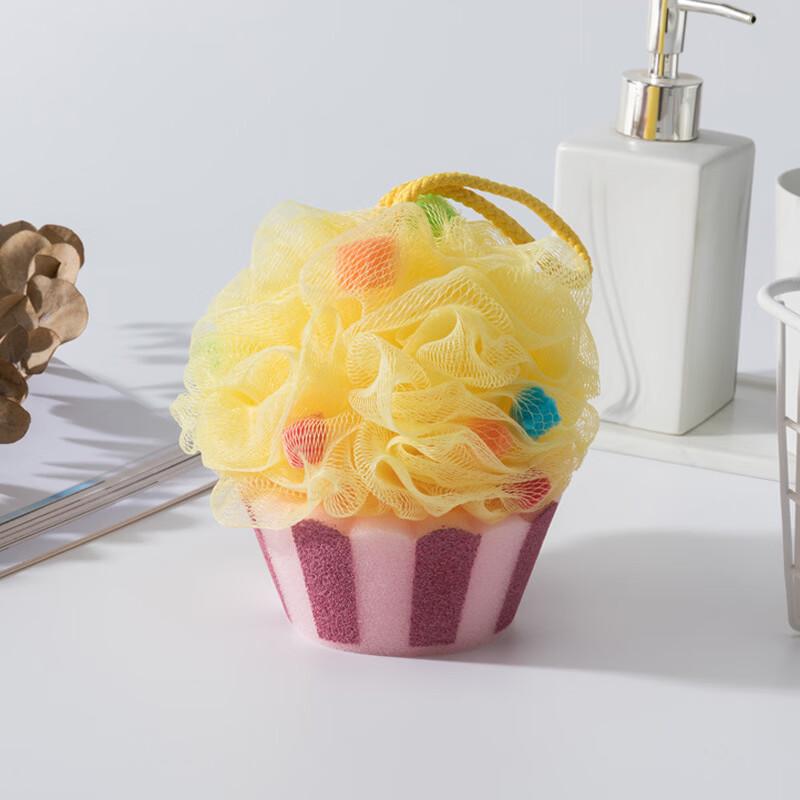 Cute Cake Bath Pouf Set