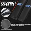For Ford Car Safety Belt Shoulder Cover Carbon Fiber Texture Comfort Cushion Mk2 Mk3 Ranger Mondeo Mk4 S-MAX Kuga Mustang Fusion