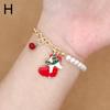 Christmas Bracelet Xmas Tree Santa Claus Snowman Snowflake Fashion Jewelry Oranments