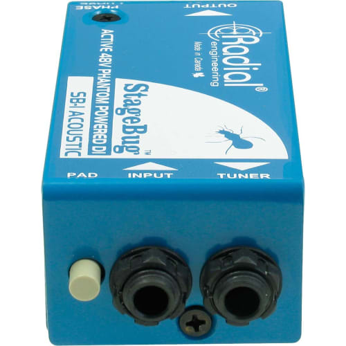 Radial StageBug SB-1 Acoustic DI Box for Electric/Acoustic Guitars (Officially Imported in Japan)