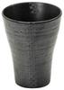 Mino Ware Shochu Approximately In Diameter X 12cm In Approximately 400ml Black Glaze with Silver Microwave and Dishwasher Made In Cup/glass, 9.5cm