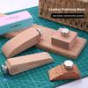 Sandpaper Clamp Block with Wood Body and Metal Thumb Screw for Flat Sanding, Hand Finishing and DIY Repair Work