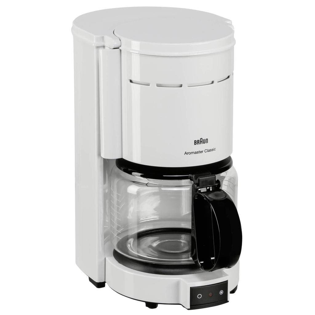 Braun kf 47 plus drip coffee maker 10 cups White