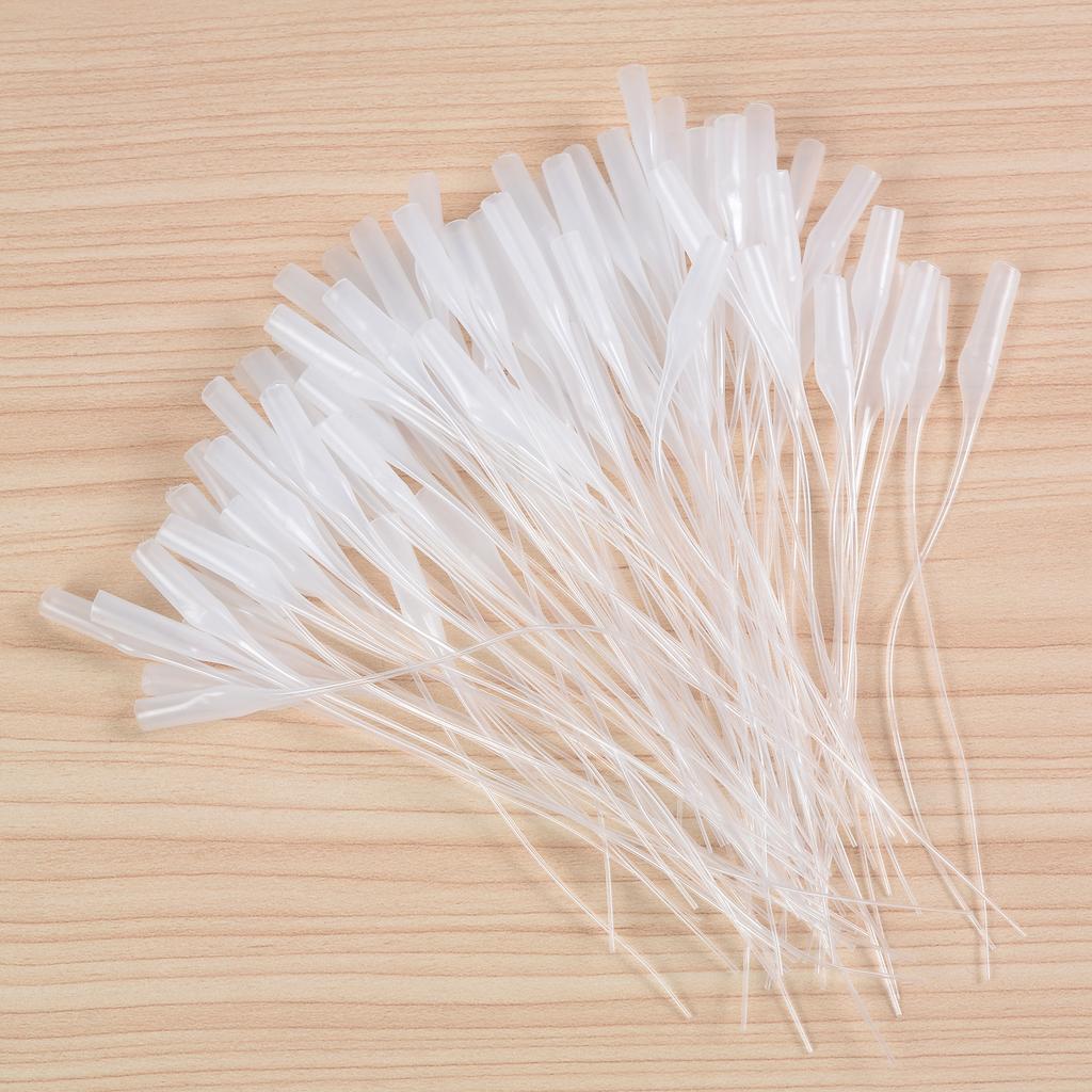 100 Pcs/bag Glue Micro-tips Plastic Glue Bottle Tips Glue Applicator Dropping Tube Nozzle For Crafting Lab Adhesive Dispensers
