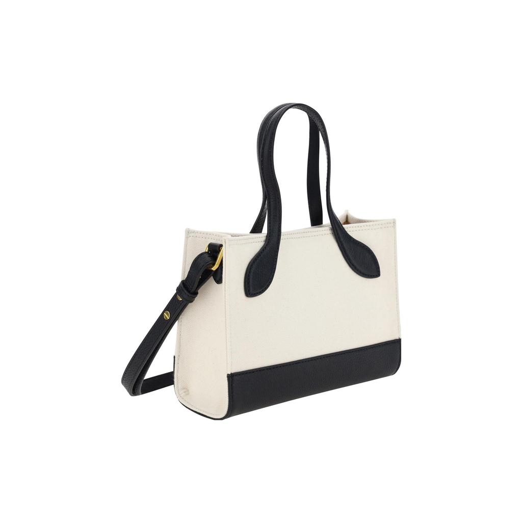 Bally Minimalist Fabric Tote Bag Women Tote Bags White 6304520