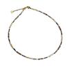 Maillard Style Luxury Natural Stone Beaded Necklace: Retro Elegant, Fashionable, Versatile Choker