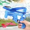 Ejection Plane Gun Toy Boy Boy Hand Drop Aeroplane Glide Foam Aeroplane Stand Toy Toss Flying Glider Toy Boys Girls
