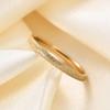Versatile Frosted Stainless Steel Couple Rings - Fashionable Matching Design