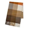 Used [Vita Natur] Muffler for Women and Men, 100% Cashmere, Large Size, Moderate Volume 35cm Width, Stole, Plain, Checkered, Gift, Inner Mongolia