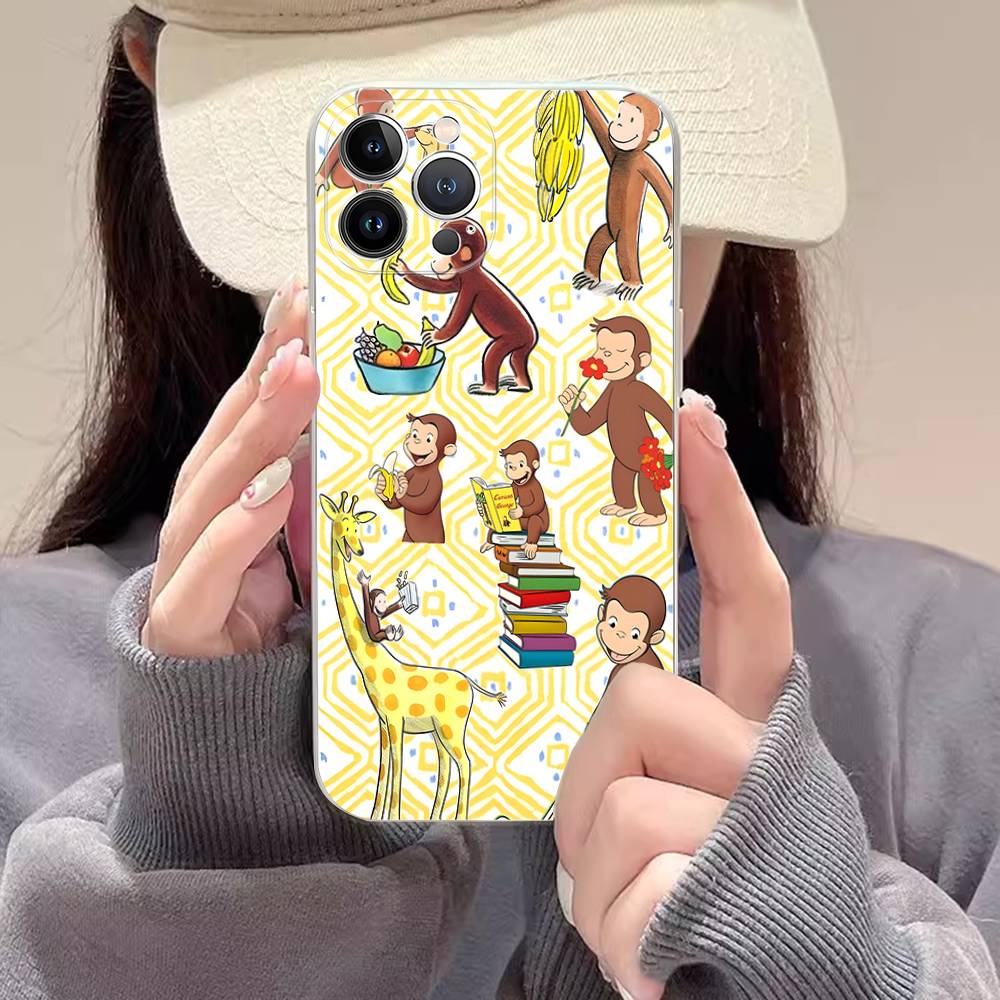 Classic Children's Stories C-curiousS G-george Phone Case For IPhone 17 16 15 14 11 12 13 Mini Pro XS Max Plus Funda Shell