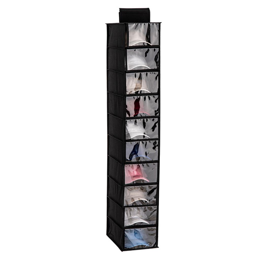 Hat Rack Storage Pockets Hanging Organizer Baseball Cap Holder Rack Hat Holder Toy Storage Organizer Underwear Storage Supplies