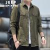 JEEP SPIRIT Men's Long Sleeve Utility Shirt