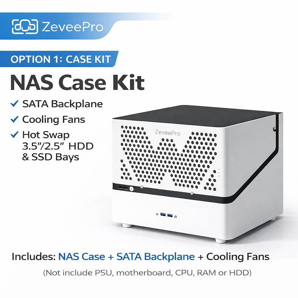 6 Bay NAS Case Kit with
