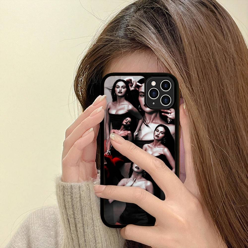 Selena Singer Gomez For IPhone 17 16 Pro Max Air 15 14 13 12 Mini Plus 11 Hard PC+TPU Phone Back Cover